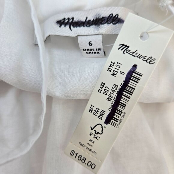 NWT Madewell Depeche Eyelet Midi Sundress Size 6 - Picture 3 of 8